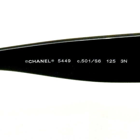 NWT Chanel 5449-C501/S6 Women's Black Shield Gradient Sunglasses - Picture 6 of 16